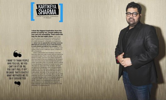 Kartikeya Sharma Founder of iTV Group has to say about his Inspiration! Read IMPACT'S 12th Anniversary Issue to find out.